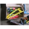 Image 3 : assorted tools, caulking gun, lawn sprinklers