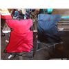 Image 1 : two folding lawn chairs