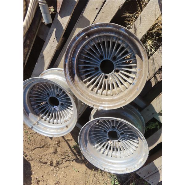 three 5 bolt 15" rims