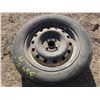 Image 1 : Pirelli 185-65-R15 tire on 4 bolt steel rim