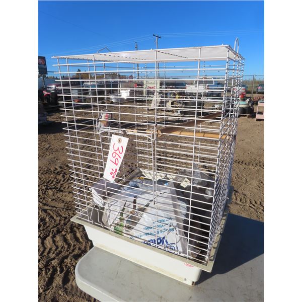 18.5x18.5x27" tall bird cage