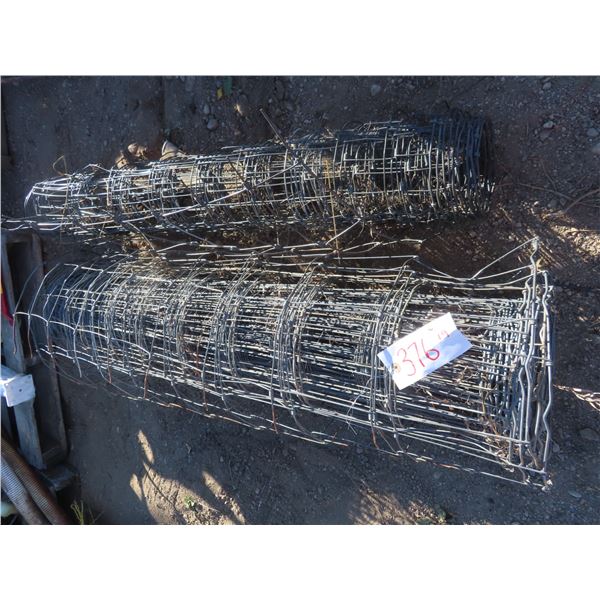 4x4 livestock fence one rolls almost full one partial roll