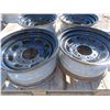 Image 3 : 16x7 ford 8 bolt 170mm rims set of 4