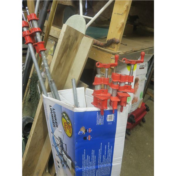 8 pipe clamps various lengths