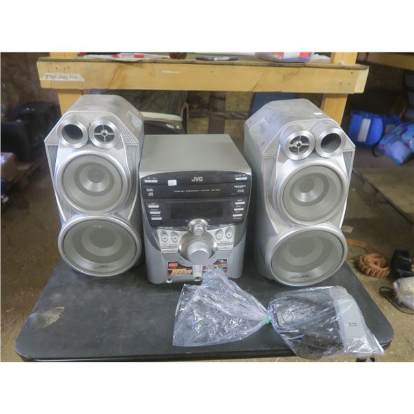 jvc stereo system works well