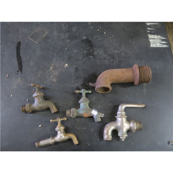 5 antique faucets