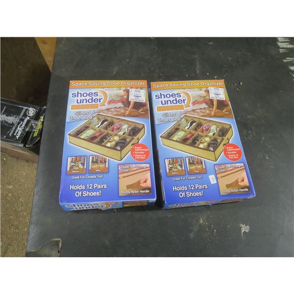 2 shoe under bed systems