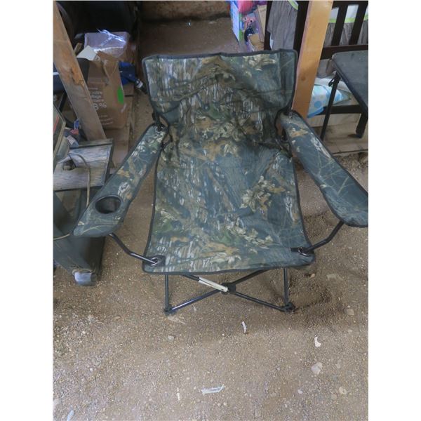 camo camp chair