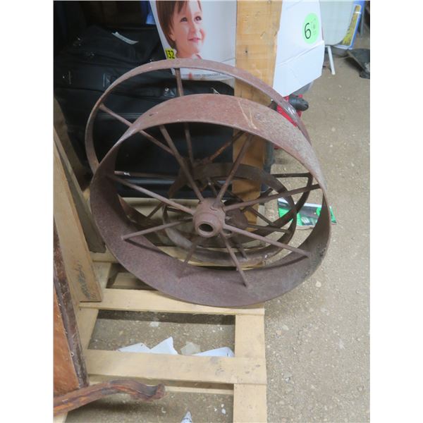 3 steel wheels 26,24.5 16"