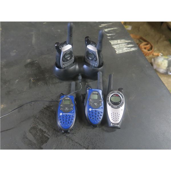 walkie talkies and chargers