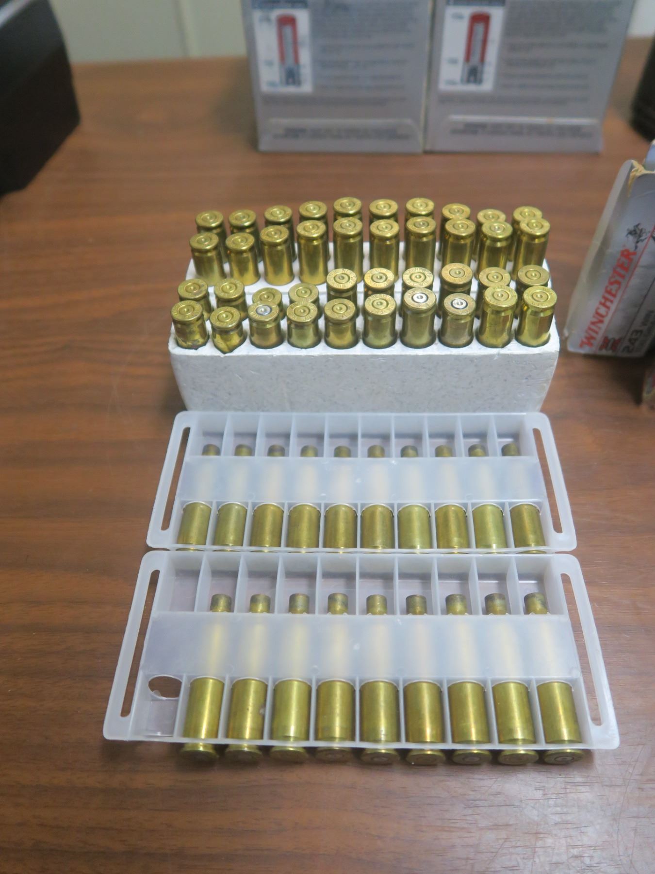 Used Shells 3 boxes of used 243 shells - Schmalz Auctions