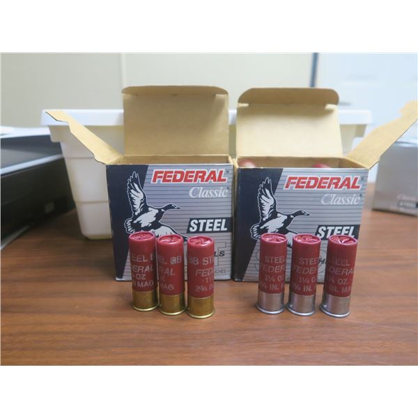 2 full boxes federal 12 gauge 2 3/4 shells