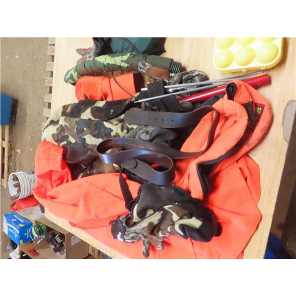 bag of hunting gear