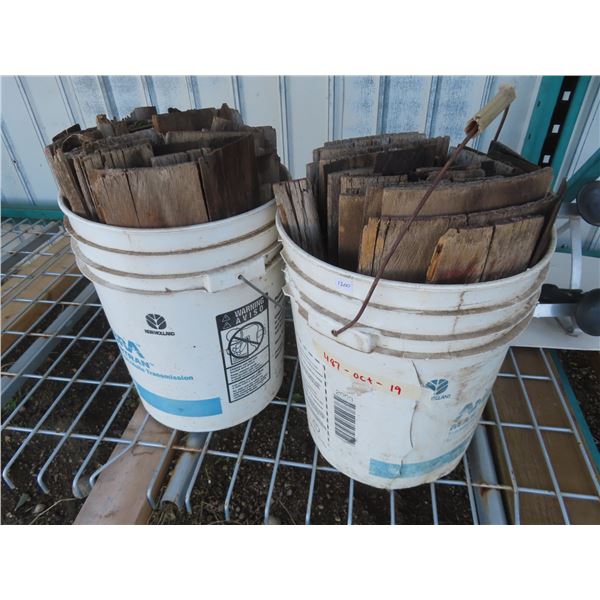 cedar shingles , and vintage cedar planks