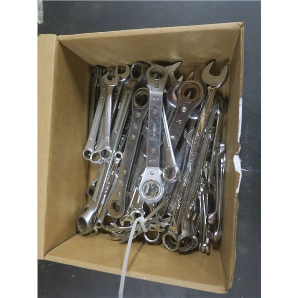 lot of assorted wrenches
