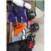 Image 1 : hockey helmets , pants , socks , gloves , size m and youth large