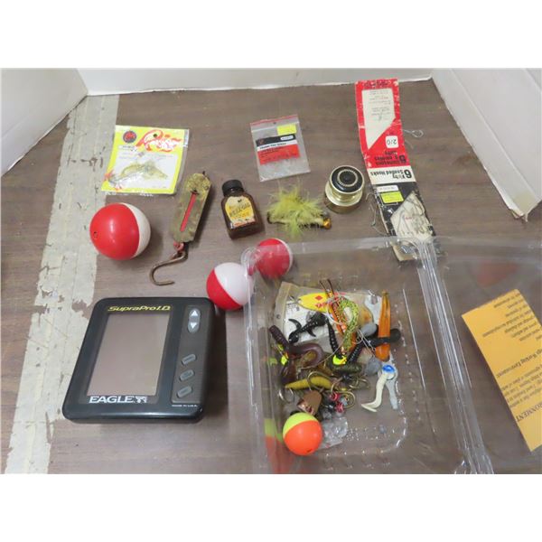 fish finder no cords , assorted tackle