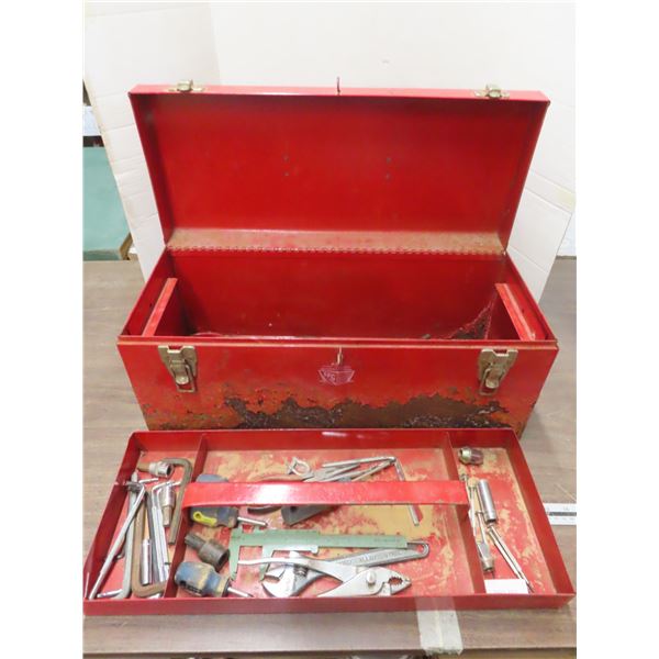 toolbox with assorted tools