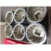 Image 2 : six sets of six  3/8 or 13/16 sockets