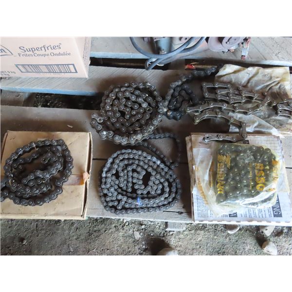 box of all new roller chains
