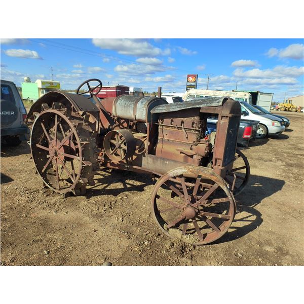 McCormick-Deering steel wheel tractor project