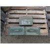 Image 1 : 3 50 cal ammo boxes