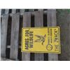 Image 1 : acres for wild life sign 16x24