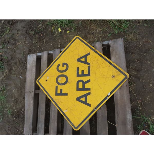 fog area sign