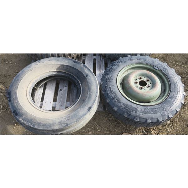 1 6.50-r16 XCL and one implement tire