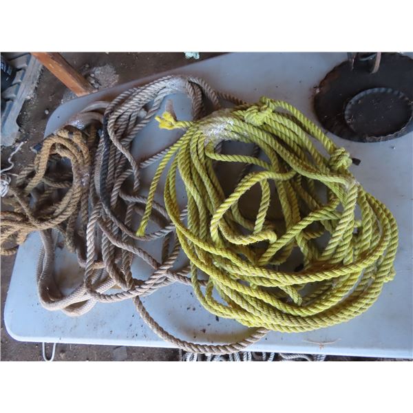 large collection of rope