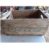 Image 3 : two wooden boxes one tool box one coca cola