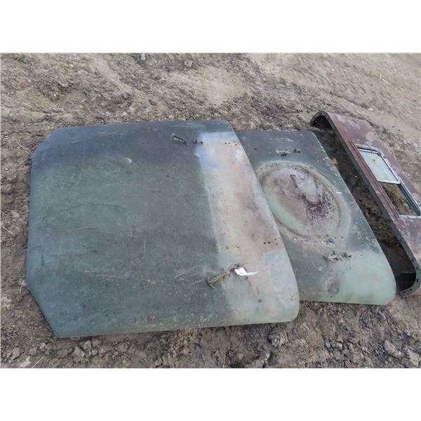 Canadian armed forces vehicle hoods and roof insert w/ window