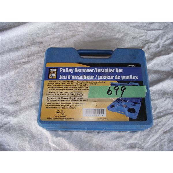 Power fist Pully remover/Installer set. New Condition.