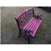 Image 5 : Very nice Cast Iron/ Wood bench. Great Condition.