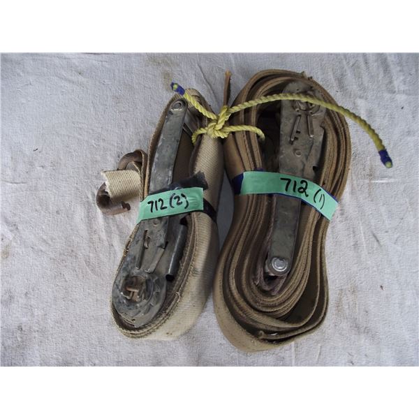 Two (2 inch) Ratchet Straps, approx. 15 and 20 feet.