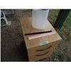 Image 1 : 1- Mini Filing Cabinet, odds and ends included.