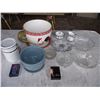 Image 1 : Assortment of Collector Ceramics, Candy dishes, novelty playing cards.