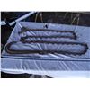Image 3 : 1- 10 ft chain 3/8 w/hooks, 1- 10ft chain 5/16 w/big and little hooks, 1- Lariat rope, 2- tie downs.