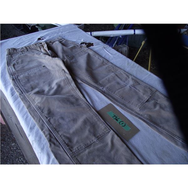 1  PR Carhart work pants 34x34, 1 Nomex lined winter coveralls men's(LG) both good used condition.