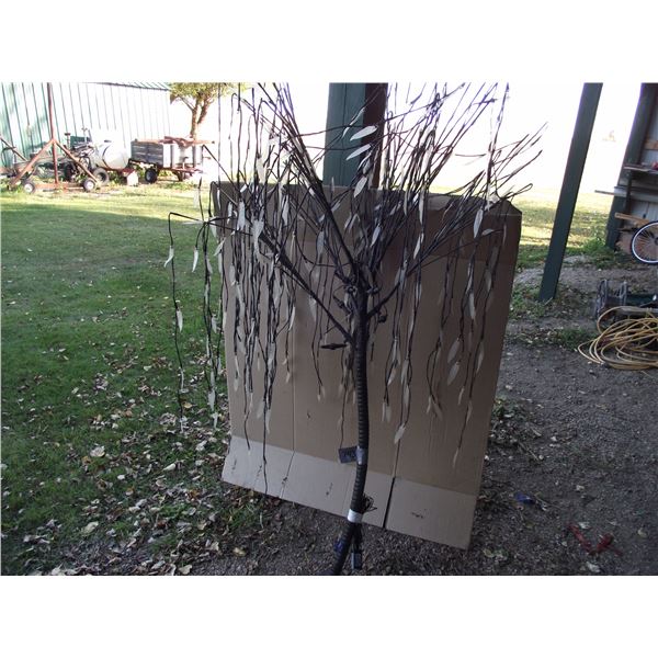 Ornamental Tree (6 foot) w/ LED lighted leaves. All working.