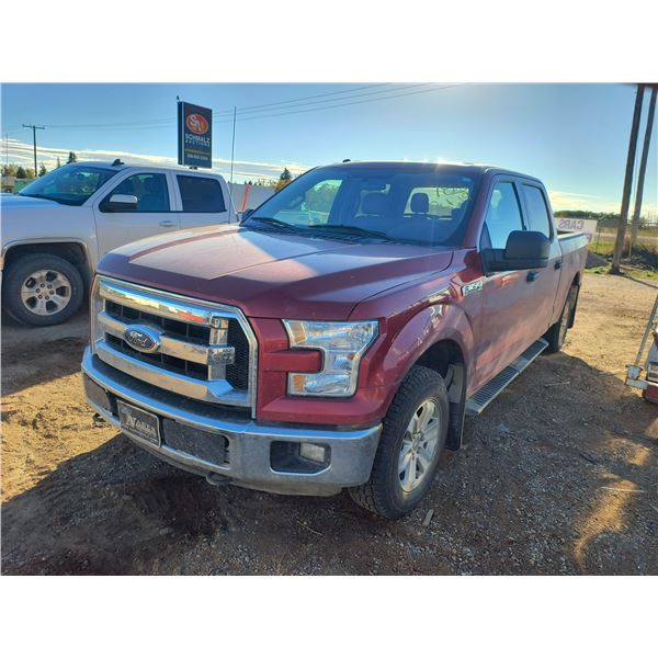 2015 Ford F150 Supercrew 4WD VIN: 1FTFW1EF1FFB85208