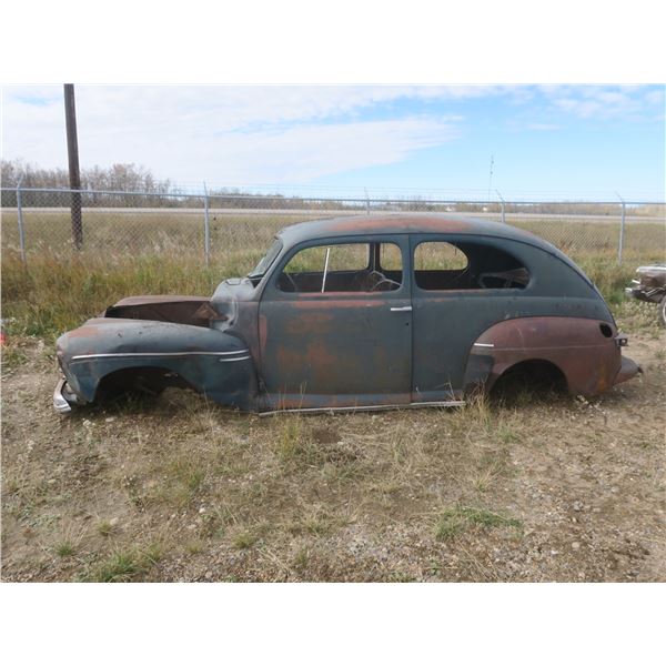 1947 mercury 2 door shell only