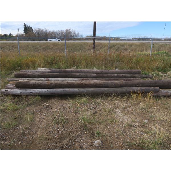 17 power poles approx. 16ftx1ft
