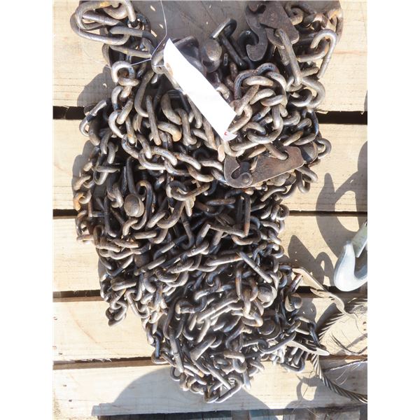 pair of Canadian armed forces tire chains