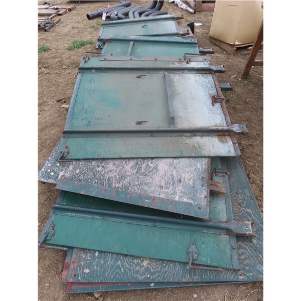 4x4 framed wooden box inserts 11 pieces total for CAF 6x6 army truck