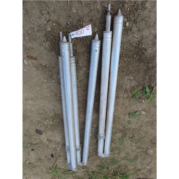 3 CAF tent poles