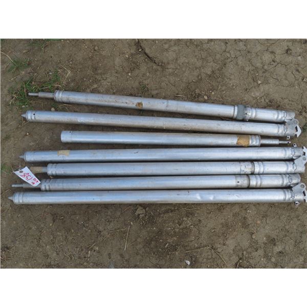 3 CAF tent poles