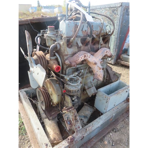 1/4 ton SMP M38 CDN CAF inline 4 cylinder vehicle engine with crate box
