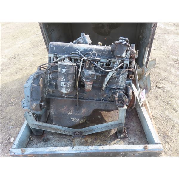 CAF Canadian armed forces inline 6 cylinder engine with crate