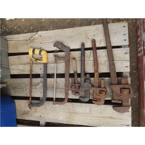 saws and pipe wrenches